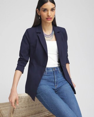 売れ筋商品|||ビーヤング シャツ レディース トップス BYTRISSA - Blouse - navy blazer Brigitte Blazer | Chico's